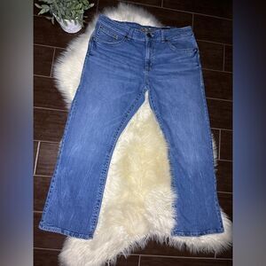 Rock 47 Denim Wrangler slim boot denim jeans sz 38X30